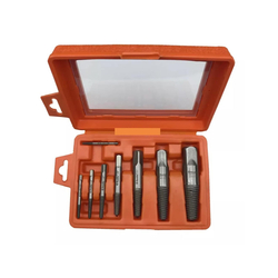Asaki AK-3698 broken bolt and screw removal bit set (8 pieces)