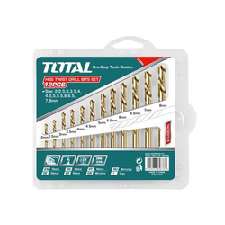 Total TACSD0125 Metal Drill Bit Set of 12