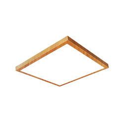 Đèn ốp nổi âm trần 36W HUFA PN-05 vân gỗ ánh sáng vàng