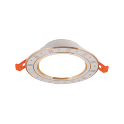 9W HUFA AV-11 yellow-rimmed recessed LED light, yellow light