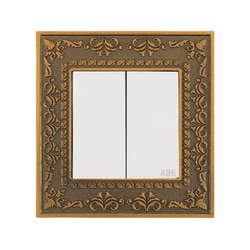 ABE LACE L1T-12C double electrical switch white