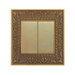 ABE LACE L1V-12C double electrical switch yellow