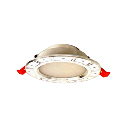White-edged 7W LED recessed ceiling light HUFA AB-07, pale yellow light