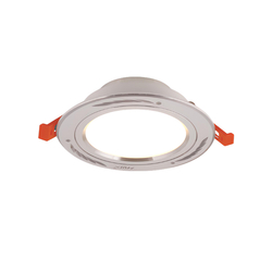 White-edged 7W LED recessed ceiling light HUFA AB-06 yellow light