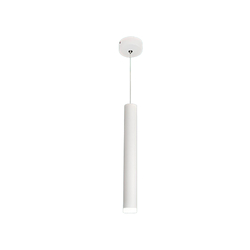 Round decorative LED pendant light with white shell 10W HUFA TF-265 yellow light