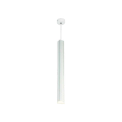 Square decorative LED pendant light with white shell 10W HUFA TF-268 yellow light