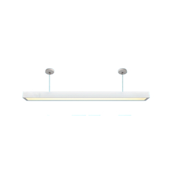 White shell 36W LED ceiling light HUFA KN-831 yellow light