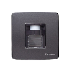 Đèn gắn tường soi lối đi có cảm biến hồng ngoại và ánh sáng Panasonic WMT707MYH-VN màu xám ánh kim