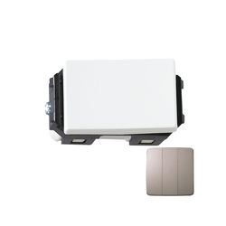 Small 2-way C switch 250VAC - 16A Panasonic WEVH5532-7MYZ metallic gold