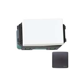 Small 2-way C switch 250VAC - 16A Panasonic WEVH5532MYH metallic gray