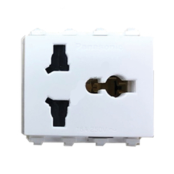 Ổ cắm đa năng có màn che, 250VAC - 16A Panasonic WEI1171SW-VN
