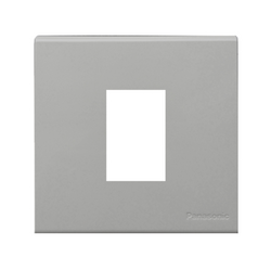 Square faceplate for 1 Panasonic WEB7811MW device