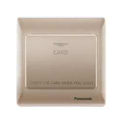 Panasonic WEC5781MYZ-VN card switch set metallic gold