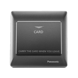 Panasonic WEC5781MYH-VN card switch set metallic gray