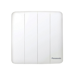 Set of 4 2-way screw-in C switches 250V - 10A Panasonic WMT508-VN white