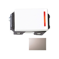 1-way B switch with indicator light when OFF 250VAC - 16A Panasonic WEVH5151-51MYZ metallic gold