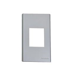 Mặt dùng riêng cho ổ đơn 3 chấu MCB 2P Panasonic WEV680290MW màu trắng ánh kim