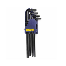 Irwin T9097001 black hexagon head wrench set (10 pieces)