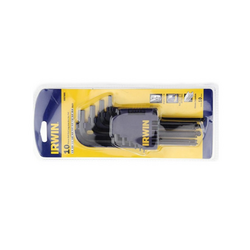 Irwin T9097005 black hexagon socket set (10 pieces)