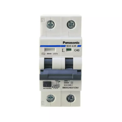 Cầu dao bảo vệ quá tải ngắn mạch và chống rò 240VAC 06kA Panasonic BBDE26331CNV