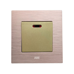 ABE TITANIUM T1H-20A electric switch rose gold