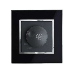 ABE MIRROR M1D-DQ fan dimmer black