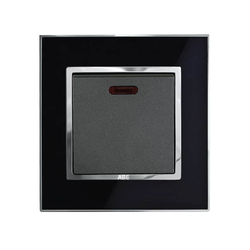 ABE MIRROR M1D-45A black electrical switch