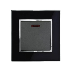 ABE MIRROR M1D-20A black electrical switch