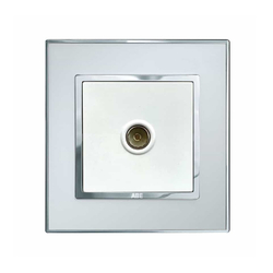 Ổ cắm tivi ABE MIRROR M1T-TV màu trắng