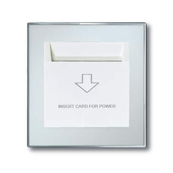 Công tắc thẻ từ ABE MIRROR M1T-T30A màu trắng