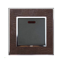 ABE LEATHER D1S-45A crocodile skin color electrical switch