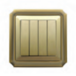 ABE BRONZE B1V-42C four-way electrical switch yellow