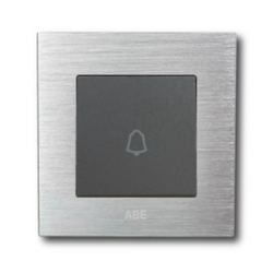 ABE TITANIUM T1B-DB silver doorbell