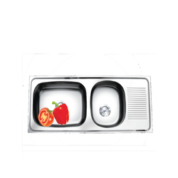 Chậu rửa truyền thống inox 30 Toàn Mỹ AML - 1