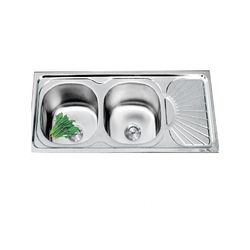 Chậu rửa truyền thống inox 30 Toàn Mỹ AS2 - A