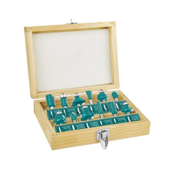 Total TACSR1121 8mm Wood Milling Cutter Set of 12