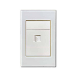 ABE CRYSTAL C1T-M network socket white