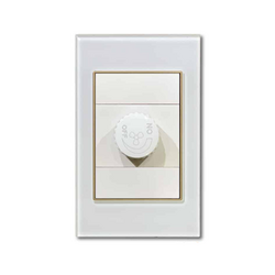 ABE CRYSTAL C1T-DQ fan dimmer white