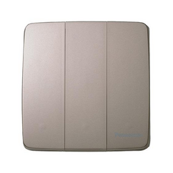 Bộ 3 công tắc B 1 chiều cắm nhanh 250V-16A Panasonic WMT505MYZ-VN màu vàng ánh kim