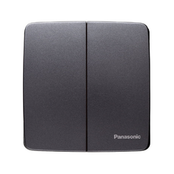 Bộ 2 công tắc E đảo chiều cắm nhanh 250V-10A Panasonic WMT596MYH-VN màu xám ánh kim