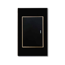 ABE CRYSTAL C1D-11C single electrical switch black