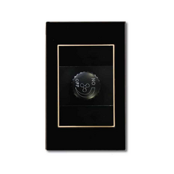 ABE CRYSTAL C1D-DQ fan dimmer black