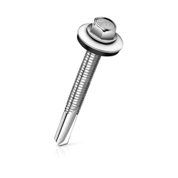 Box of Patta M4.2x16mm heat-resistant hexagonal self-tapping screws with washers (1000 Pieces)