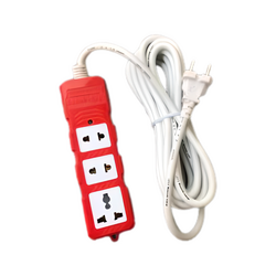 Ổ cắm 10m 3 lỗ Điện Quang ĐQ ESKHP 3RW 10M màu đỏ trắng