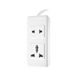 5m 2-hole socket Dien Quang DQ 001A-02