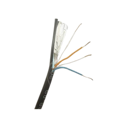 Dây điện thoại 4 ruột SINO TLD 1/0.5mm x 2P/DE (đen)