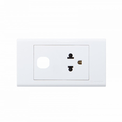 Ổ cắm đơn 3 chấu 16A SINO S18UEX (1 lổ)