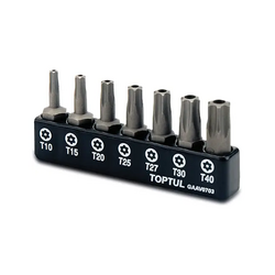 Bộ vít sao lỗ 1/4inch Toptul GAAV0703 (7 chi tiết)