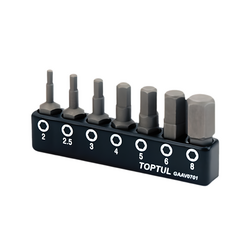 Toptul GAAV0701 1/4inch Hex Head Screw Set