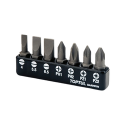 Toptul GAAV0704 1/4inch screwdriver bit set (7 pieces)